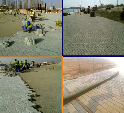 Interlock paving and road works
